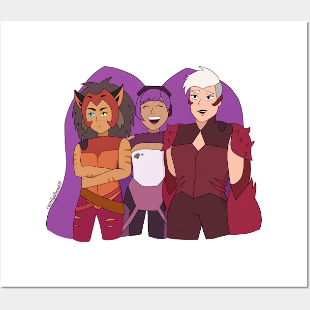 Villain Gals Wall Art by rainilyahead